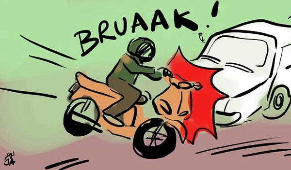 Kecelakaan Maut Dosen di Ambon: Tabrak Motor, Satu Tewas, Satu Luka Berat