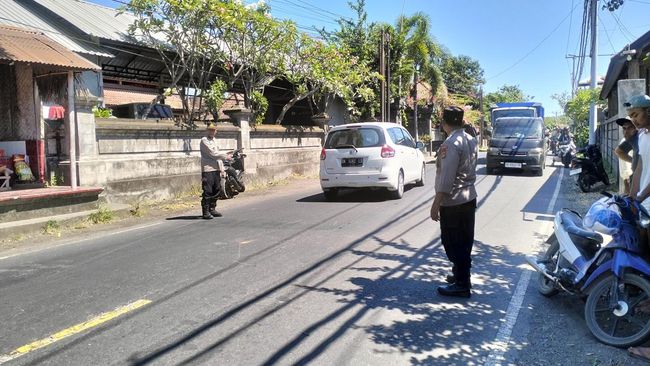 Truk Tronton Menabrak Pemotor di Karangasem, I Gede Rai Meninggal di Lokasi Kejadian